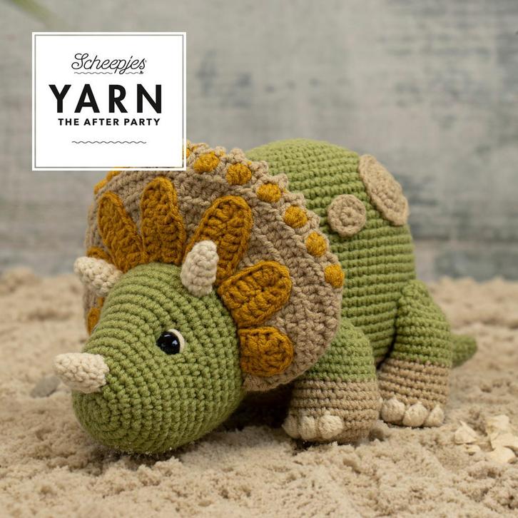 Scheepjes Haakpakket Trico Triceratops, Hobby en Vrije tijd, Breien en Haken, Breien of Haken, Nieuw, Wol of Garen, Ophalen of Verzenden