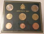 Vaticaan. Year Set (BU) 2005 (Zonder Minimumprijs), Postzegels en Munten, Munten | Europa | Euromunten