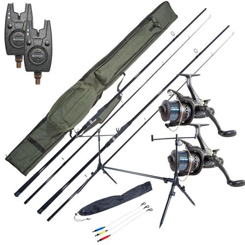 Ultimate Session Carp Set met hengels, molens, beetmelders,, Watersport en Boten, Hengelsport | Algemeen, Nieuw, Verzenden