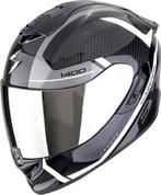 Scorpion EXO-1400 Evo II Carbon Air Enko Zwart Wit Zilver, Nieuw met kaartje, Overige merken, Heren, Verzenden