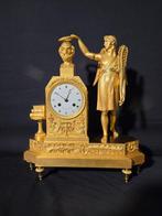 Figurale pendule Charles X - Verguld brons - 1830 - Homerus