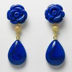 Zonder minimumprijs - Oorbellen Zilver Lapis lazuli - Lapis, Nieuw