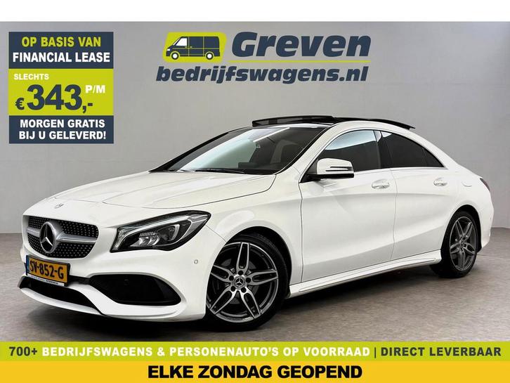 Mercedes-Benz CLA-Klasse 180 AMG | Pano | LED | Camera |, Auto's, Mercedes-Benz, Te koop, Automaat, Financial lease, Benzine, Wit