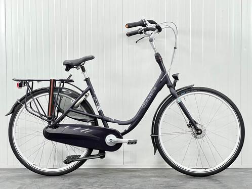 Gazelle Bloom D53cm N7 moederfiets, Fietsen en Brommers, Fietsen | Dames | Moederfietsen, Gebruikt, 53 tot 56 cm, Gazelle, Dubbele standaard