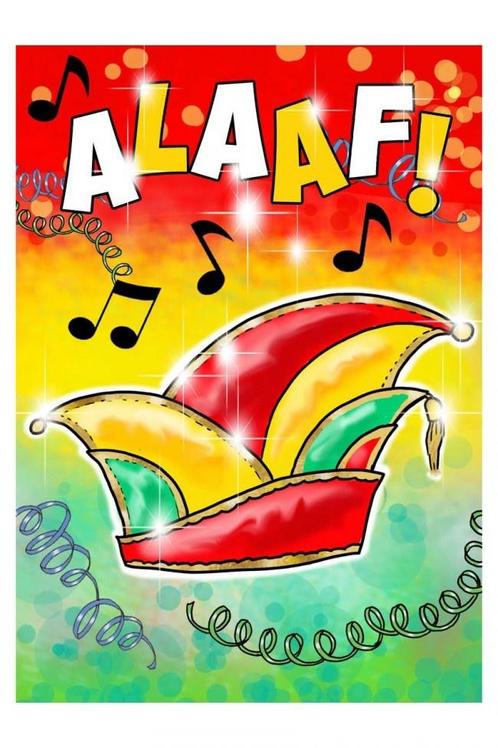 Raamsticker Alaaf 25cm, Hobby en Vrije tijd, Feestartikelen, Nieuw, Verzenden