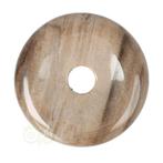 Versteend hout Donut Nr 17 - Ø 4 cm, Sieraden, Tassen en Uiterlijk, Nieuw, Verzenden