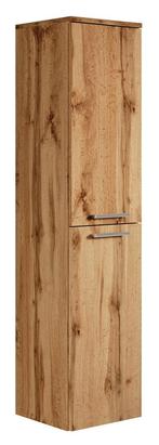 Badkamerkast Saturnus 35 x 35 x 130 cm Eiken Kolomkast, Verzenden, Nieuw, (Half)hoge kast