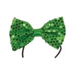 Vlinderstrikje/das groen met pailletten verkleedaccessoire.., Verzenden, Nieuw