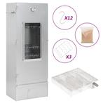 vidaXL BBQ-rookoven met koude rookgenerator gegalvaniseerd, Tuin en Terras, Verzenden, Nieuw