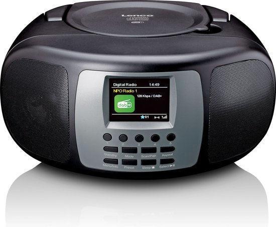 Lenco SCD-860BK - Draagbare DAB+/FM-radio met Bluetooth CD-s, Audio, Tv en Foto, Luidsprekers, Zo goed als nieuw, Verzenden