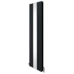 Ovale Spiegelradiator & Kleppen - 1800mm x 500mm - Grijs, Doe-het-zelf en Verbouw, Verwarming en Radiatoren, Verzenden, Nieuw