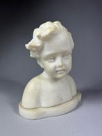 Buste, Buste van een jongen - 22 cm - Albast