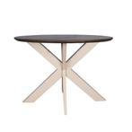 Dining table Madison Walnut | 130 cm | Leg Sand - Meerdere, Huis en Inrichting, Ophalen of Verzenden, Nieuw