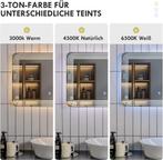 Badkamerspiegel met verlichting - Wandspiegel - 70x50 cm - C, Verzenden, Zo goed als nieuw