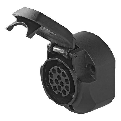 ProPlus Stekkerdoos - 13-polig - micro-switch - zwart - k..., Auto diversen, Aanhangwagen-onderdelen, Nieuw, Ophalen of Verzenden