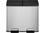 EKO Essential Splitted - Pedaalemmer 2x10L - Soft Close -, Huis en Inrichting, Woonaccessoires | Prullenbakken, Verzenden, Zo goed als nieuw