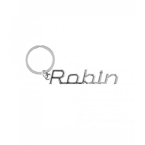 Cool car keyrings - Auto sleutelhanger met naam Robin, Verzamelen, Sleutelhangers, Ophalen of Verzenden