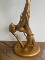 naar art deco ontwerp - Bureaulamp - danseres - Messing -, Antiek en Kunst, Curiosa en Brocante