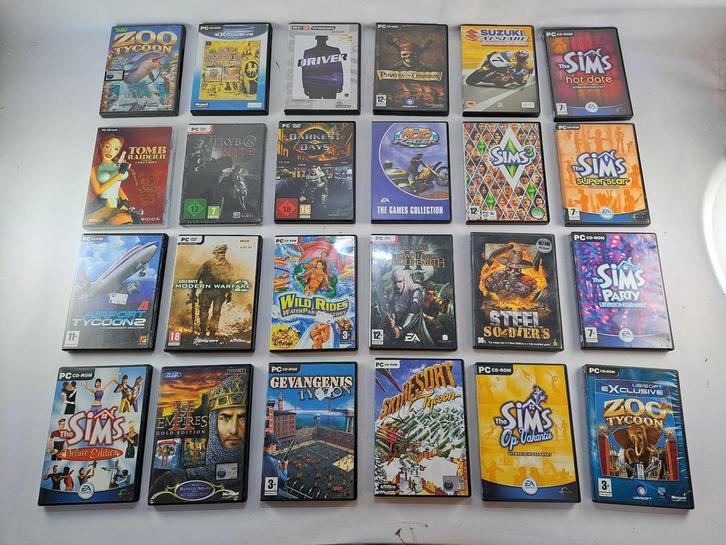PC Games Set - 24 Games Garantie & morgen in huis!, Spelcomputers en Games, Games | Pc, Zo goed als nieuw, Ophalen of Verzenden