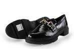 Manfield Loafers in maat 40 Zwart | 10% extra korting, Verzenden, Zwart, Overige typen, Zo goed als nieuw