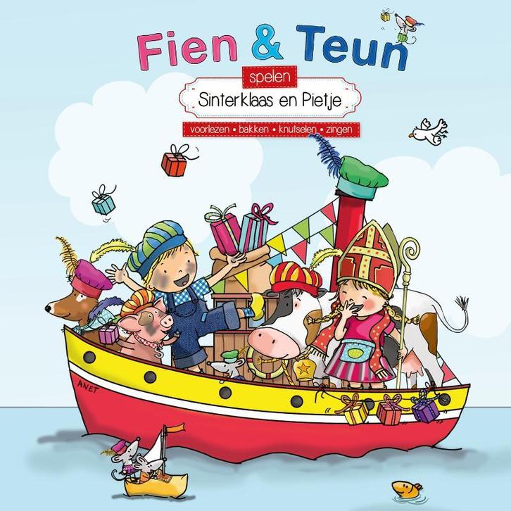 Fien & Teun spelen Sinterklaas en Pietje / Fien en Teun, Boeken, Kinderboeken | Baby's en Peuters, Zo goed als nieuw, Verzenden