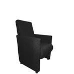 Eetkamerstoel Rob - eetkamerstoelen - Zwart, Huis en Inrichting, Stoelen, Nieuw, Zwart, Stof