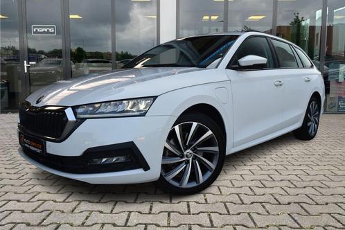 Zakelijke Lease |  Škoda Octavia Combi 1.4 TSI iV PHEV Busin, Auto's, Skoda, Lease, Overige kleuren, Automaat, Stationwagon, Wit