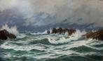 Max Jensen (1860-1908) - Monumental seascape [106,5x167,5], Antiek en Kunst, Kunst | Schilderijen | Klassiek