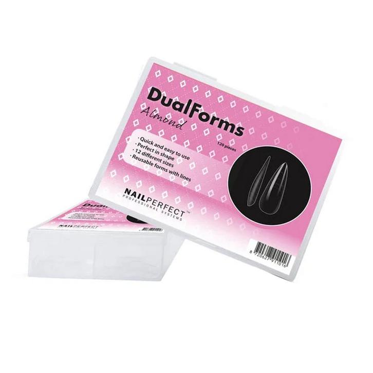 Nail Perfect  Dual Forms Almond  120 Stuks, Sieraden, Tassen en Uiterlijk, Uiterlijk | Haarverzorging, Nieuw, Verzenden