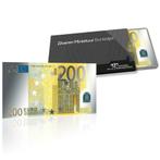 Zilveren Miniatuur Bankbiljet 200 euro, Verzenden
