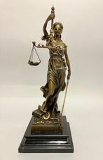 sculptuur, Vrouwe Justitia - 33 cm - Brons