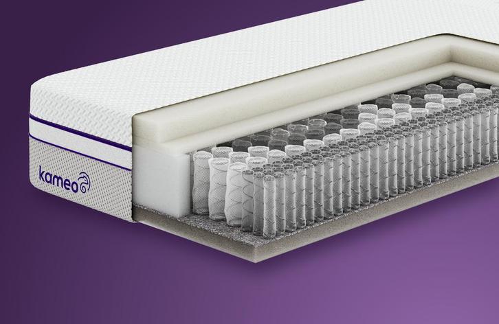 KAMEO Custom Pro Aanpasbaar Matras – Steady Support | Swiss, Huis en Inrichting, Slaapkamer | Matrassen en Bedbodems, Matras, Nieuw