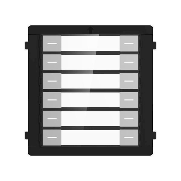 Hikvision DS-KD-K12/S RVS Beldrukker met 12 knoppen, Audio, Tv en Foto, Videobewaking, Ophalen of Verzenden