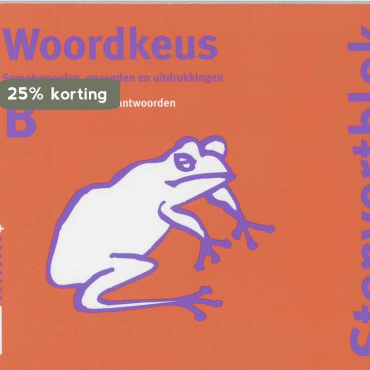 Stenvert Woordkeus B Groep 7/8 Toelichting/antwoorden, Boeken, Schoolboeken, Gelezen, Verzenden