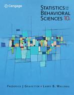 9781305504912 Statistics for the Behavioral Sciences, Larry Wallnau, Zo goed als nieuw, Verzenden