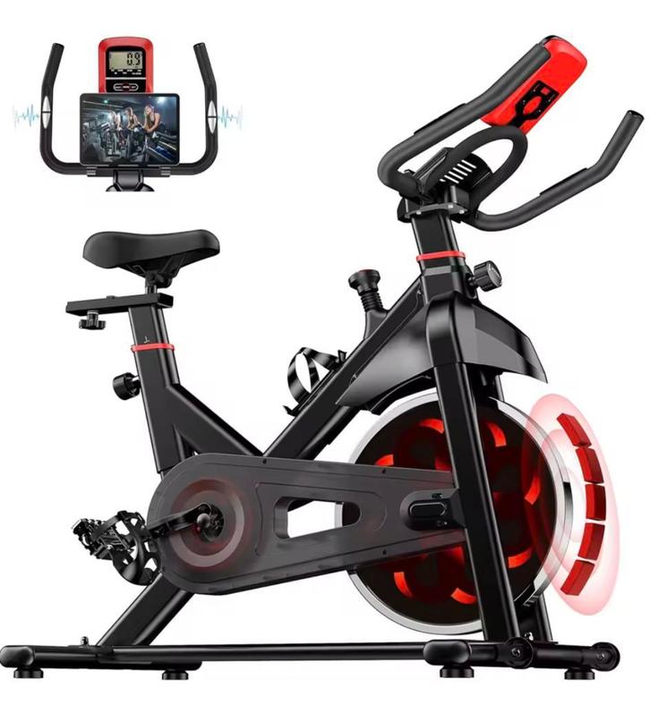 Spinningfiets Hometrainer –Magnetische Weerstand en LCD, 150, Sport en Fitness, Fitnessapparatuur, Nieuw, Verzenden