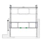 Optrekhek - Spinder Heavy Duty Lift, lengte 270-330 cm