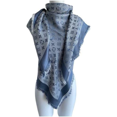 ≥ Blauw Louis Vuitton Sjaal — Mutsen, Sjaals en Handschoenen — Marktplaats