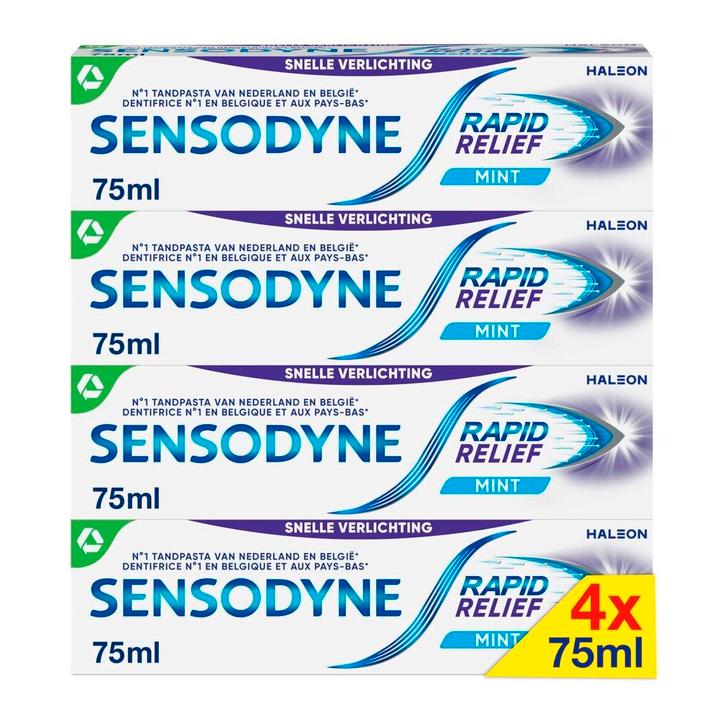 Sensodyne Rapid Relief Tandpasta voor Gevoelige Tanden, Sieraden, Tassen en Uiterlijk, Uiterlijk | Mondverzorging, Nieuw, Verzenden