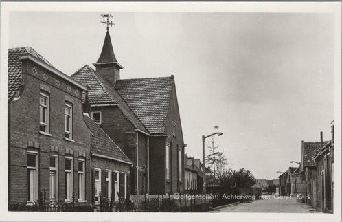 OOLTGENSPLAAT - Achterweg met Geref. Kerk, Verzamelen, Ansichtkaarten | Nederland, Verzenden