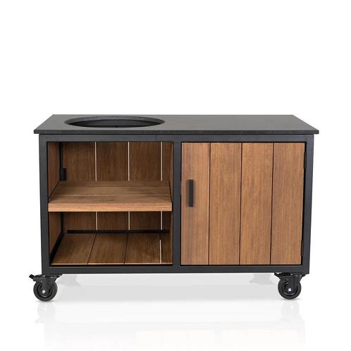 Buitenkeuken Fraké hout, Fraaii, Big Green Egg, Bastard, Tuin en Terras, Buitenkeukens, Vrijstaand, Nieuw, Houtskool, Ophalen of Verzenden