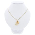 Gouden hanger; Geloof hoop en liefde. (Hanger of bedel), Ophalen of Verzenden, Gebruikt, Goud, Overige merken