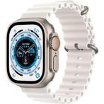 Apple Watch Ultra 49mm LTE Ocean Wit Titanium met GARANTI..., Telecommunicatie, Mobiele telefoons | Apple iPhone, Ophalen of Verzenden