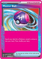 Master ball 153/162 Temporal forces, Hobby en Vrije tijd, Verzamelkaartspellen | Pokémon, Ophalen of Verzenden, Nieuw, Losse kaart