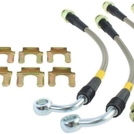 StopTech 05-06 LGT Stainless Steel Rear Brake Lines (4 Line, Auto-onderdelen, Remmen en Aandrijving, Ophalen of Verzenden