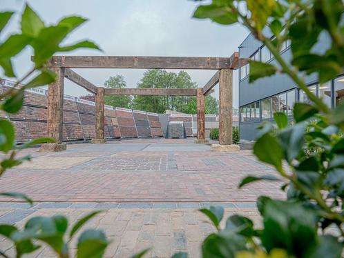 Oude gebakken klinkers, bestrating, waaltjes, df+ keiformaat, Tuin en Terras, Tegels en Klinkers, Klinkers, Gebruikt, 10 m² of meer