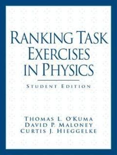 Ranking Task Exercises in Physics 9780131448513 OKuma T, Boeken, Wetenschap, Zo goed als nieuw, Verzenden
