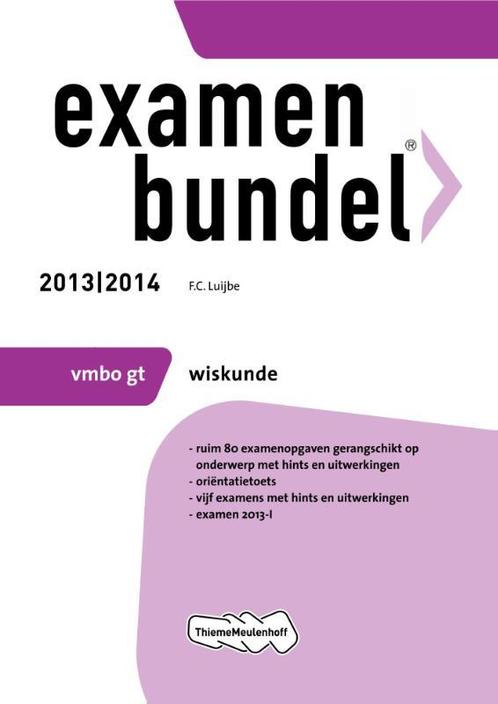 Examenbundel   20132014 VMBO gt Wiskunde 9789006080056, Boeken, Techniek, Zo goed als nieuw, Verzenden