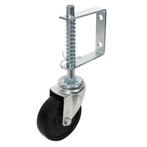 Zwenkwiel Met Veer 100 Mm - Hekwiel - Zwenk Wiel 57 Kg - Fix, Doe-het-zelf en Verbouw, Zwenkwielen, Ophalen of Verzenden, Nieuw