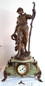 Figurale pendule - Auguste Moreau (1834-1917), Japy Frères &, Antiek en Kunst, Antiek | Klokken